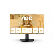 Monitors AOC 24B3HA2 23.8", FHD IPS,1ms 100Hz, VGA, HDMI, Melns, Skaļruņi